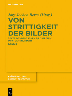cover image of Von Strittigkeit der Bilder